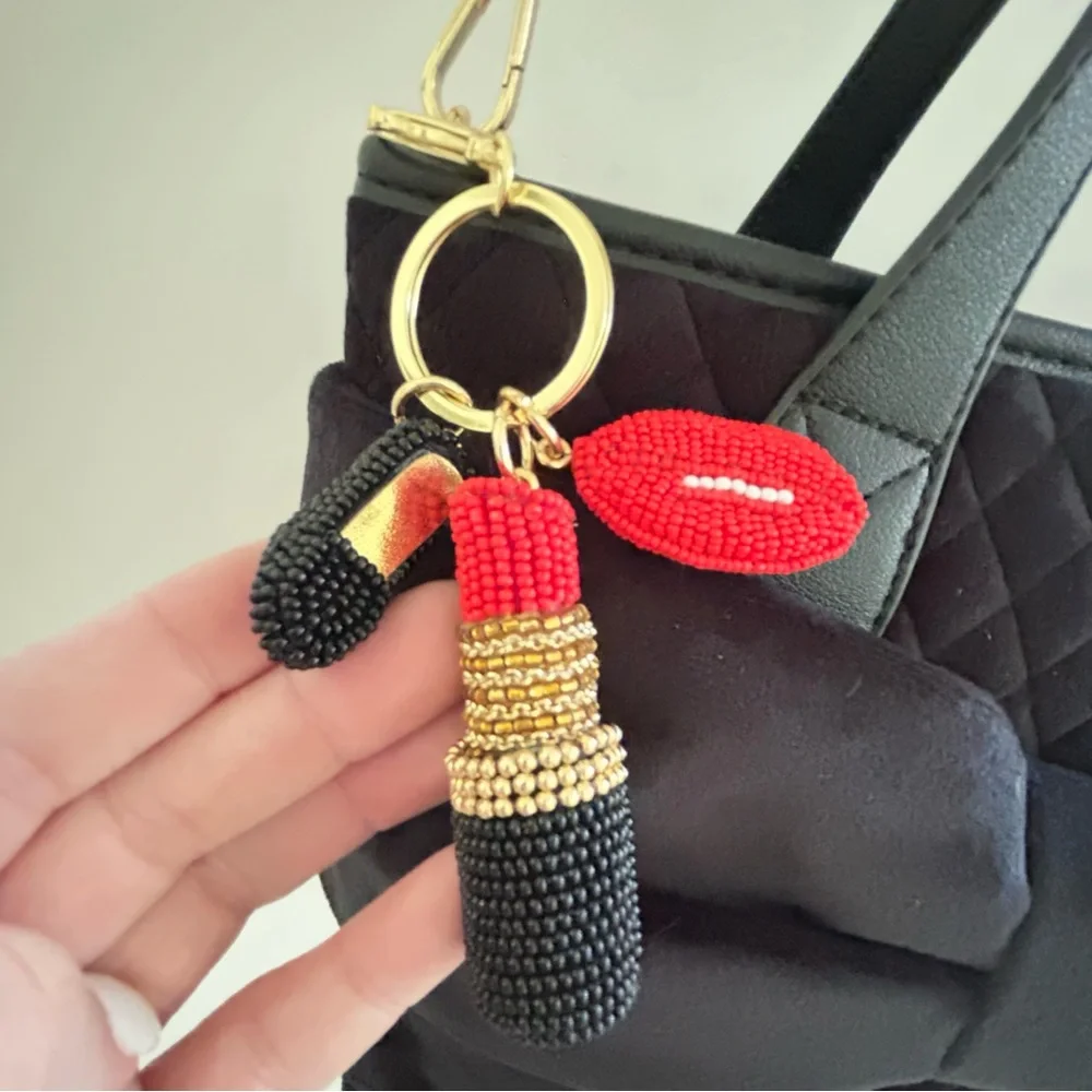 NWT Juicy Couture Tied with a Bow mini tote crossbody Black Bow Bag purse charm - Picture 15 of 17